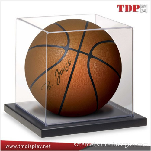 Manufacturer Acrylic Basketball Display Case for Retail Shop, Acrylic Display Box for Advertise